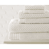 Zero Twist Herringbone 6pc Towel Set