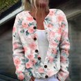 thumbnail image 2 of Kaondbfi Women's Cardigan, Autumn and Winter Knitted Button Cardigan Casual Coat Top Winter Coat for Women, 2 of 5