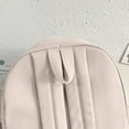 thumbnail image 4 of White Lightweight Nylon Backpack For Elementary And Middle School Students Multi Purpose Use With Internal Organizer Easy To Carry For Gym And Trips, 4 of 7