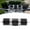 Silver, variant on Nieyigj Motorcycle Stereo Speaker Bluetooth MP3 Audio Player Waterproof Handlebar Sound System, Black