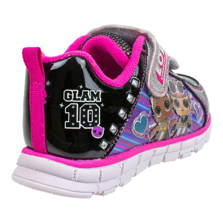 Green Glitter Glam Sneakers: Lightweight Women’s & Girl’s Fashion Sneakers Toddler 10