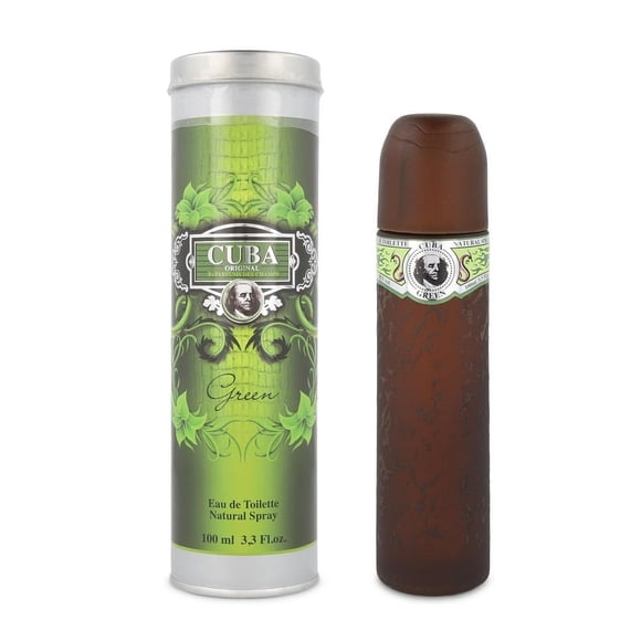 Loción caballero Cuba Cuba Cuba Green 100Ml Edt Spray