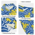 thumbnail image 4 of joogoo Boy Shorts Set Ducks on Wavy 2 Piece Short Sleeve Button Down Hawaiian Shirt Shorts 9-10Y, 4 of 8