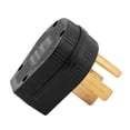 thumbnail image 4 of NEMA 14 50P Plug, Solid Brass Blades  ABS Straight Angle Plug for Generator, with Easy Wiring for Dryer RV, 4 of 7