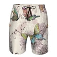 thumbnail image 4 of Disketp Men'S Swim Trunks Hawaiian Breathable Surf Beach Swimsuits Mesh Lining Beach Shorts With Pockets-Flying Butterflies, 4 of 9