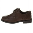 thumbnail image 3 of Josmo Boys Wingtip Oxford Lace Dress Shoes, Color: Brown, Size: 2, 3 of 8