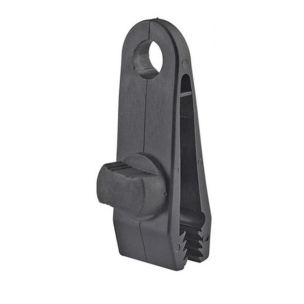 Eigraketly 20 piezas Clips para lona de tienda 5X hebilla bloqueo agarre a prueba de viento resistente al desgaste ligero Camping abrazaderas carpas