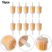 10 Pcs 1/4\ 6mm/8mm Inline Fuel Filter for Small Engine Lawn Garden Mower