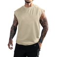 thumbnail image 2 of Yiaimeir Men's Sleeveless Moisture-Wicking Athletic Tank Top Quick-Dry Lightweight Ideal For Gym Running Sports,Size S-3XL, 2 of 5