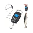 thumbnail image 1 of 110 Lb 50 Kg Backlit LCD Fishing Gauge With Built In Measuring Strap Electronic Scale Non Slip Grip Portable Suitable For Camping And Family Use Ideal Gift, 1 of 4