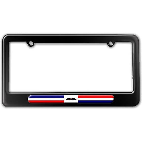 Dominican Republic Flag License Plate Frame