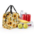 thumbnail image 5 of Honeii Scottish Plaid Sunflower Print Lunch Bag Women, Lunch Box Lunch Bag for Women Adult Men, Small Leakproof Cute Lunch Tote Large Capacity Reusable, 5 of 8