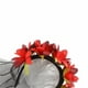 thumbnail image 3 of Hot6sl Ofertas de La Semana Diadema de Malla de Araña para Halloween, Tocado con Flores Rosas, Accesorios para Baile de Graduación, 3 of 5