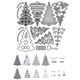 thumbnail image 4 of Kit Troqueles Y para Tarjetas Juego Sellos Manualidades, 4 of 9