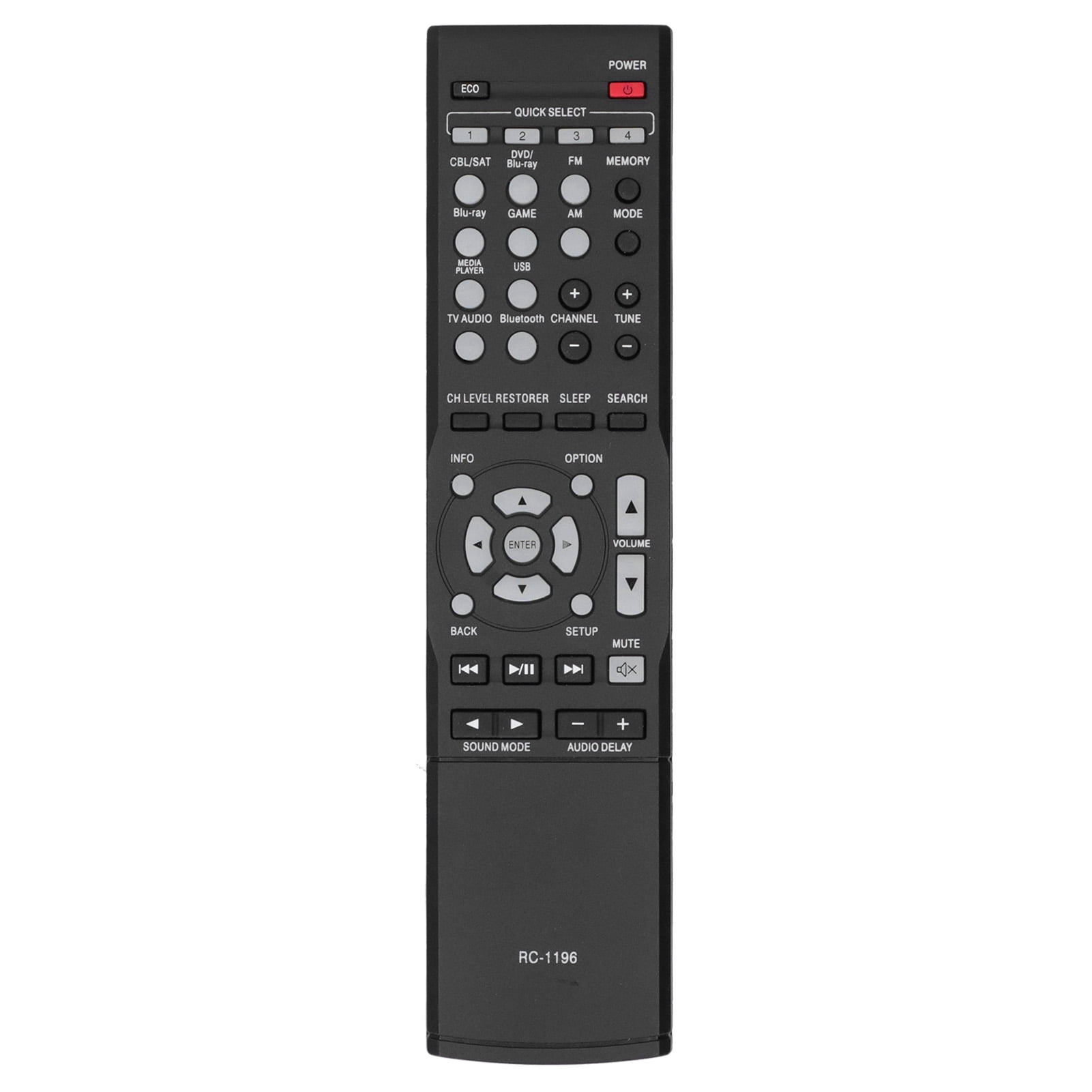 Audio Video Receiver Remote Control, Easy To Grip And Operate Small ...