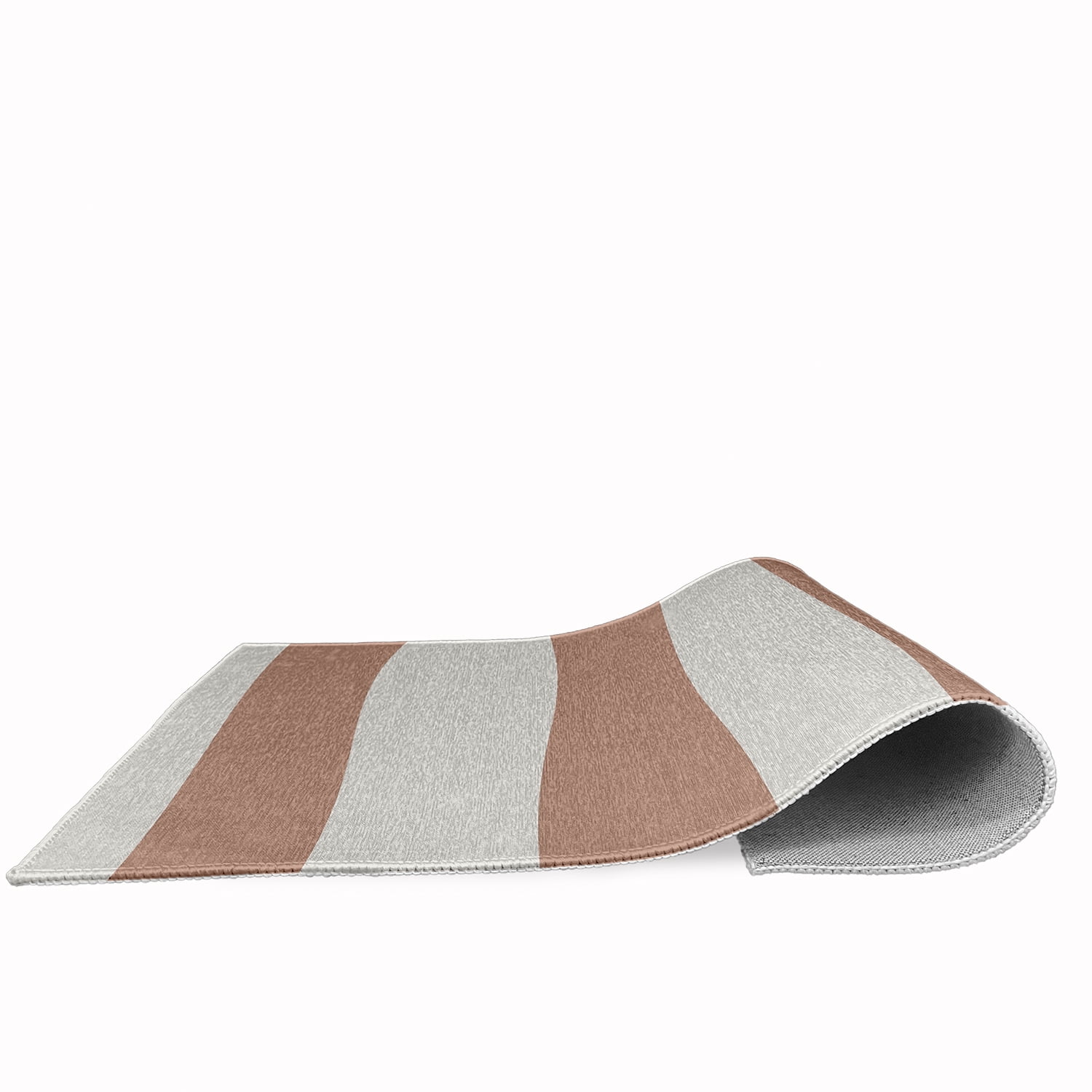Simply Daisy 2' x 3' Graduated Stripe Chenille Rug, Mauve