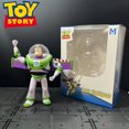 thumbnail image 1 of Disney Cartoon Toy Story Buzz Lightyear Action Figure Can Make Sound Buzz Children Toy Figures Model Kid Doll Girl Gift OrnamentBuzz LightyearNo Box He Qiyong unisex, 1 of 1