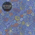thumbnail image 5 of Shower Curtain, colourful seashells Waterproof Fabric Plastic Shower Curtain, Drying Fast Bathroom Curtain with 9 Buttonholes, Ruffle Shower Curtain 60x72in, 5 of 8