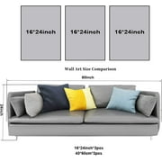 3 Pieces Framed Wall Art Be Still and Know that I am God Poster Prints Psalm 46 10 Bible Verse Canvas Painting Artwork for Home Christian Decoration