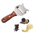 thumbnail image 1 of Cortador de Trufa IMEEA de Acero Inoxidable con Mango de Madera, 1 of 8