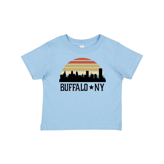 Inktastic Buffalo New York Skyline Retro Boys or Girls Baby T-Shirt