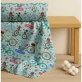thumbnail image 4 of Soimoi Cotton Voile Fabric Text,Floral & Bicycle Transport Fabric Prints by Yard 42 Inch Wide, 4 of 7