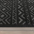 thumbnail image 3 of Paco Home Indoor & Outdoor Rug with Boho Pattern in Dark Grey - 2'8" x 4'11" (3'x5'), 3 of 5
