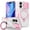 Black, variant on Moreoy Magnetic Kickstand Case for iPhone 17 with Sliding Lens Cover, [MagSafe Compatible ]Shockproof Non-Slip Bumper Protective Phone Case Cover with Metal Ring Holder Stand,Purple