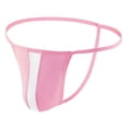 thumbnail image 1 of Aayomet Slips Bikini pour Hommes g String Slips Poche Renflement sous-Vêtements (Rose, Taille Unique), 1 of 3