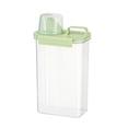 thumbnail image 1 of Transparent Fresh Keeping Storage Container Leakproof Canister Home Storage Jars green cover, 1 of 9