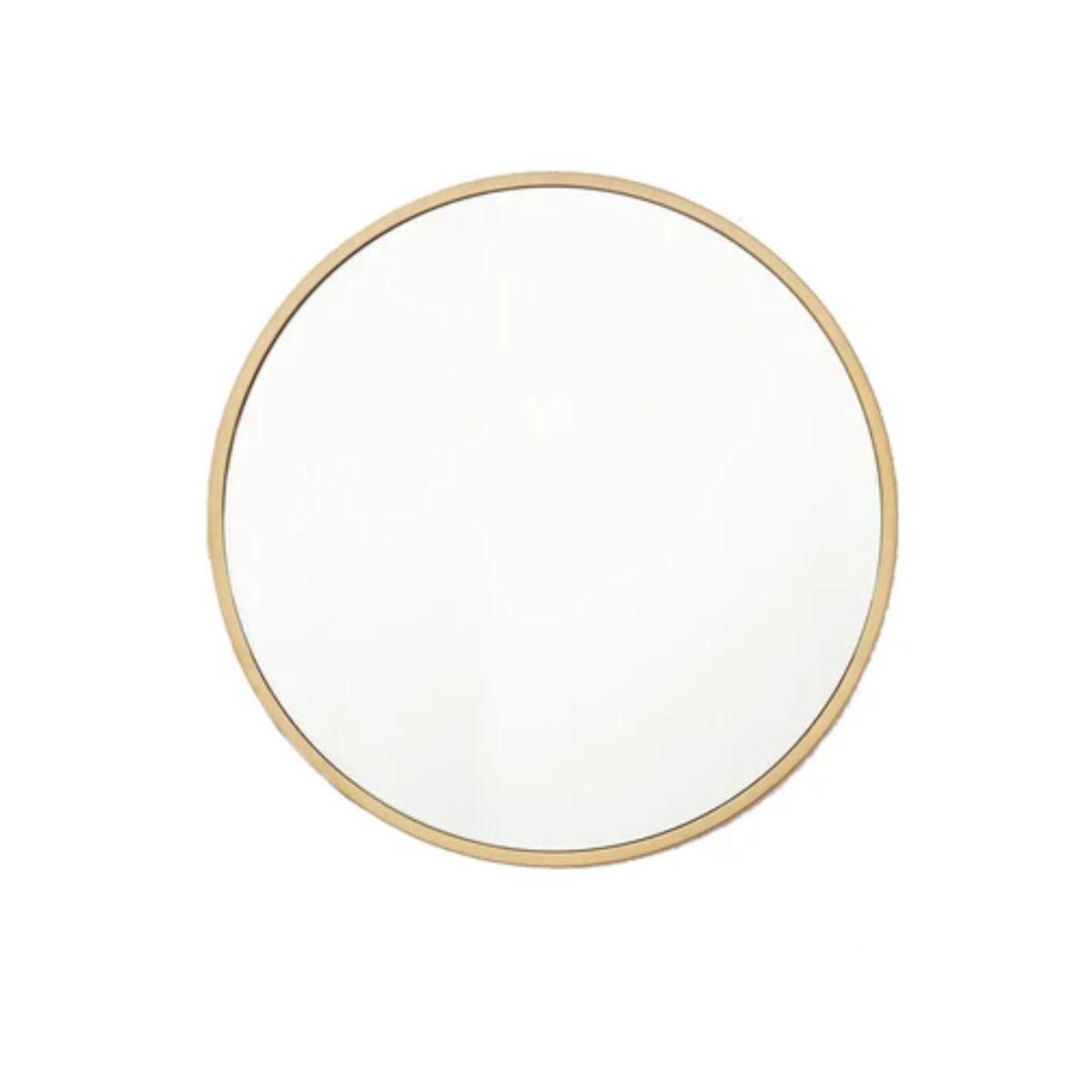 Take Me Home Alitza Mirror 60" with Metal Modern Frame in Black