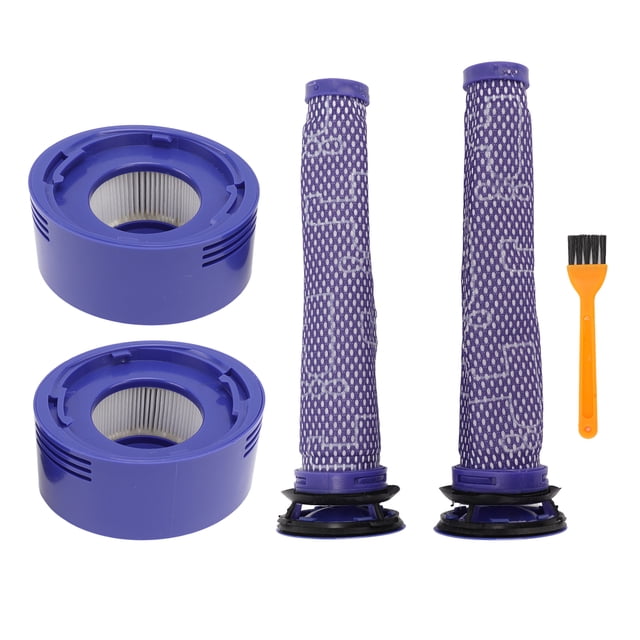 Compatible con V7 y V8, incluye juego de prefiltro y posfiltro + cepillo de limpieza Kit de filtro HEPA para aspiradoras inalámbricas