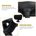 thumbnail image 2 of Lift Chair Headrest 1Piece Black Mesh Adjustable for Office Computer Chair, 2 of 9