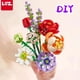 thumbnail image 4 of Kit de bloques de construcción de ramo de flores LOZ, juego de bloques de flores para bricolaje, juego de ladrillos de rosas para el Día de San Valentín, regalo para niñas, amigos y adultos, 4 of 5