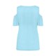 thumbnail image 4 of Puntoco Blusa de manga corta informal con estampado sin tirantes y cuello redondo para mujer Puntoco Puntoco-714, 4 of 5