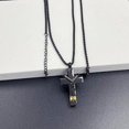 thumbnail image 4 of Birthstones Urn Necklaces for Ashes Cross Cremation Pendant Urns for Human Ashes Memorial Keepsake Locket Jewelry, 4 of 8