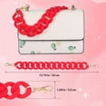 thumbnail image 2 of unbranded Bag Short Chain Strap Bag Chain Red Plastic For Diy Projects 1Pack, 2 of 7