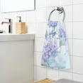 thumbnail image 5 of Butterfly Flowers Hydrangea Hand Towel Bath Towels Face Towels Cotton Absorbent for Home Hotel Spa Swimming Yoga Sports, 5 of 7
