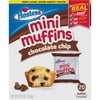 Hostess Mini Muffins - Chocolate Chip - One Box of 20 Muffins - 8oz