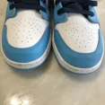 thumbnail image 4 of Size Boys 6Y Women’s 7.5 - Jo r-dan 1 Low UNC 2021 Black/University Blue/White, 4 of 6