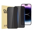 thumbnail image 2 of 2 Piezas Mica Privacidad Cristal Templado 9d Para iPhone, 2 of 8