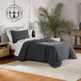 thumbnail image 6 of Mainstays Twin/Twin XL Comforter Set, All-Season, 2-Piece, Grey, 6 of 12