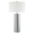 thumbnail image 3 of Heath & Cliff York 29.5" Tall Table Lamp with Fabric Shade Polished Nickel, 3 of 5