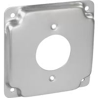 Southwire 1.62 In. Dia. Receptacle 4 In. x 4 In. Square Device Cover G1942-UPC