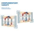 thumbnail image 6 of 4-Gang Screwless Pioneer Floral Decorative Wall Plates,Size 4-Gang 8.3"W x 4.7"H,Unbreakable Thermoplastic Faceplate Cover for Kitchen Living Room Bedroom Decorator Receptacle Outlet Switch, 6 of 7