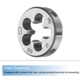thumbnail image 4 of Unique Bargains 3 Pieces Metric Tap and Die Set M15 x 1 Thread Tap & Round Die Threading Repair Tools, 4 of 6