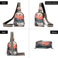 thumbnail image 7 of FORMRS Womens Crossbody Sling Bag Travel Daypack Shoulder Chest Backpack, Mountains at Dawn, 7 of 7