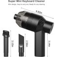 thumbnail image 4 of [Upgrade] HONKYOB Mini Vacuum Cordless Vacuum Keyboard Cleaner Rechargeable Desk Vacuum for Cleaning Dust,Hair,Crumbs,Eraser Scrap,Cigarette Ash,Lapto, 4 of 5