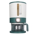 thumbnail image 4 of Rice Dispenser Household Food Grade Dry Sealed Grain Cereal Dispenser Bucket for Rice Millet Black Rice Barley Mung Beans Red Beans Small Jewel Green, 4 of 16