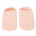 thumbnail image 2 of Lotion Socks 2pcs Moisturizing Socks Repairing Rough Skin One Piece Design Essential Oil Gel Layer Reusable  Sock For HomeOrange, 2 of 8